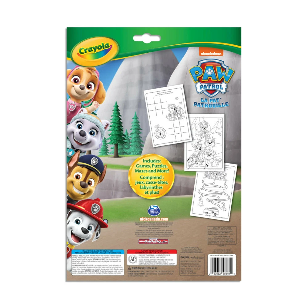Crayola Paw Patrol Colouring & Activity Book 4 Crayola Paw Patrol Colouring & Activity Book - Image 2