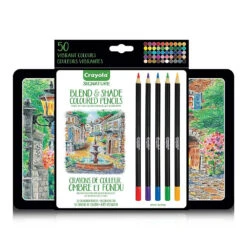 Crayola Signature Series Blend & Shade Coloured Pencils - 50 Pack