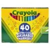 Crayola Ultra-Clean Washable Markers, Fine Bullet Tip, Assorted Colors, 40/Set 2 Crayola Ultra-Clean Washable Markers, Fine Bullet Tip, Assorted Colors, 40/Set -Crayola Sales 0bbcd24605619f5f8395e210795c2c771b