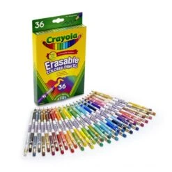 Crayola Erasable Colored Woodcase Pencils, 3.3 Mm, 36 Assorted Colors/Set 9 Crayola Erasable Colored Woodcase Pencils, 3.3 Mm, 36 Assorted Colors/Set -Crayola Sales 0e4fa7426cf7a9a812fd2116d393e99e62