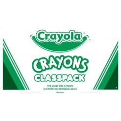 Crayola Classpack Large Size Crayons, 50 Each Of 8 Colors, 400/Box 13 Crayola Classpack Large Size Crayons, 50 Each Of 8 Colors, 400/Box -Crayola Sales 13548bc50b0fa620ea11762e6c5b720c5c