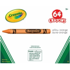Crayola Crayons - Yellow Orange - 64 Pack