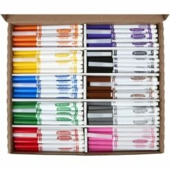 Crayola Fine Line 200-Count Classpack Non-Washable Marker, Fine Bullet Tip, Assorted Colors, 200/Box 22 Crayola Fine Line 200-Count Classpack Non-Washable Marker, Fine Bullet Tip, Assorted Colors, 200/Box -Crayola Sales 21a4deefde414b5a9a43e7126f9c3b8555