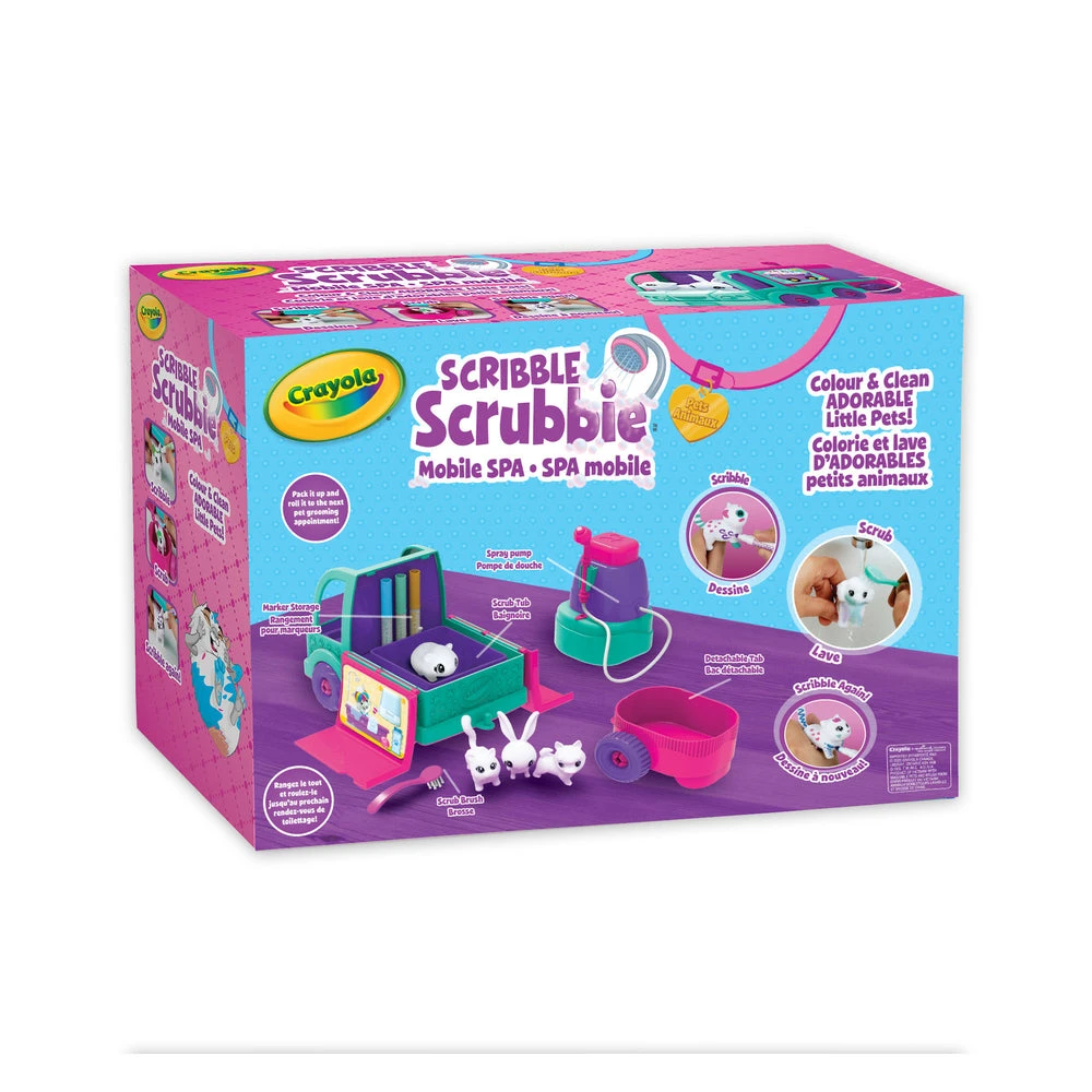 Crayola Scribble Scrubbie Pets Mobile Spa Playset 4 Crayola Scribble Scrubbie Pets Mobile Spa Playset - Image 2