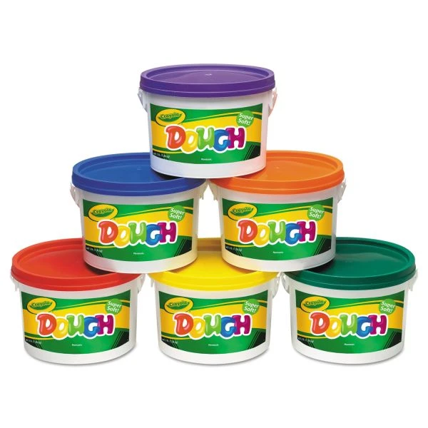Crayola Modeling Dough Bucket, 3 Lbs, Assorted Colors, 6 Buckets/Set 3 Crayola Modeling Dough Bucket, 3 Lbs, Assorted Colors, 6 Buckets/Set