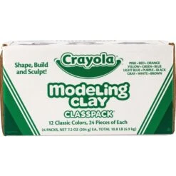 Crayola Modeling Clay Classpack, Assorted Colors, 24 Lbs -Crayola Sales 2f07cb4b4354206b28eebe5242a43df3c6