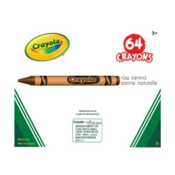 Crayola Crayons - Raw Sienna - 64 Pack
