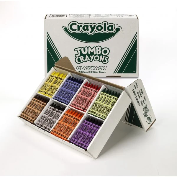 Crayola Jumbo Classpack Crayons, 25 Each Of 8 Colors, 200/Set 4 Crayola Jumbo Classpack Crayons, 25 Each Of 8 Colors, 200/Set - Image 2