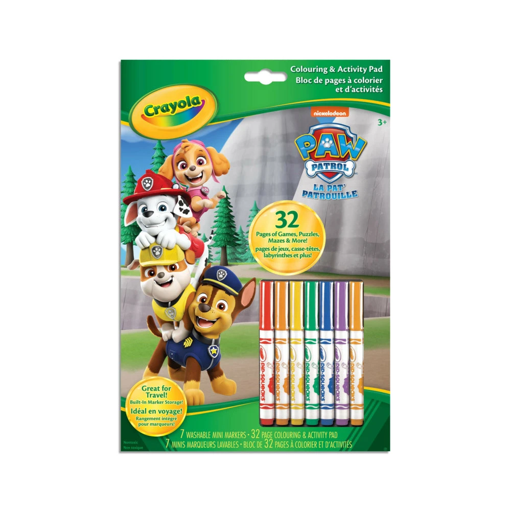 Crayola Paw Patrol Colouring & Activity Book 3 Crayola Paw Patrol Colouring & Activity Book