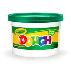 Crayola Moldeling Dough Bucket 3 Lb. Green, 2 Pack (BIN1544)