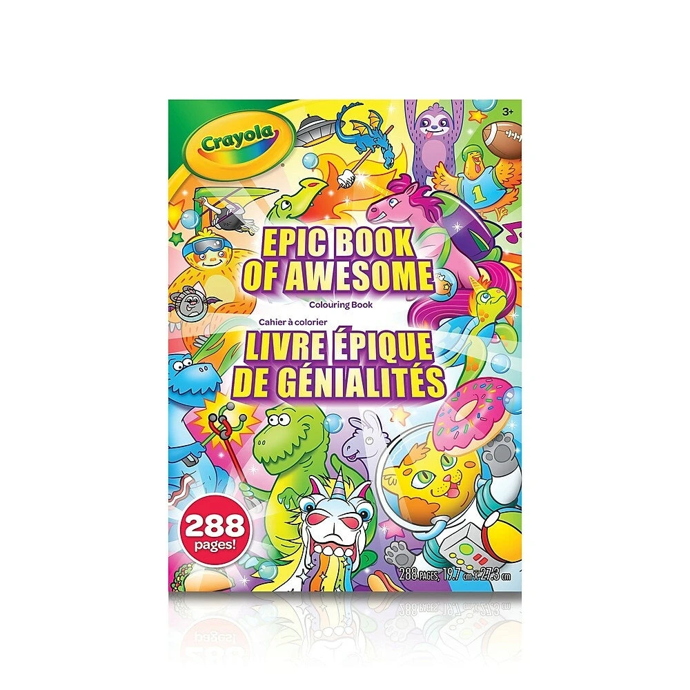 Crayola 288 Page Colouring Book, Assorted Designs 3 Crayola 288 Page Colouring Book, Assorted Designs