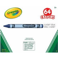 Crayola Crayons - Cadet Blue - 64 Pack