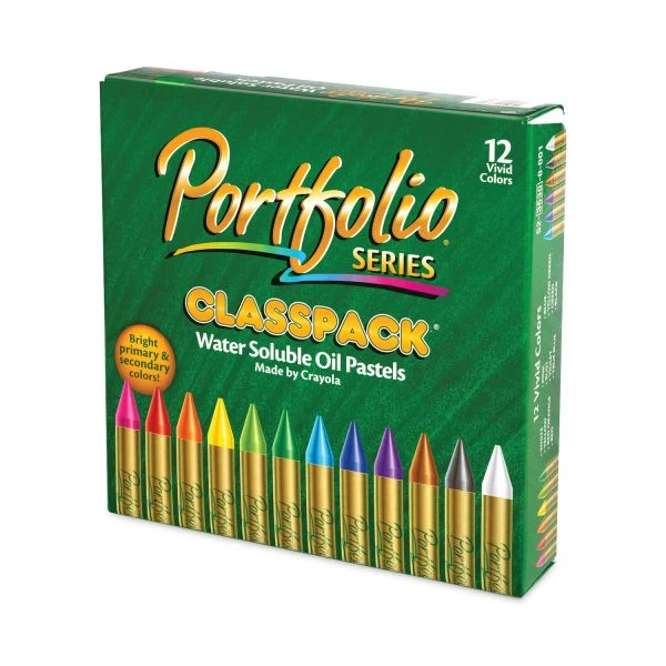 Crayola Portfolio Water Soluble Oil Pastels Classpack 12 Crayola Portfolio Water Soluble Oil Pastels Classpack - Image 10