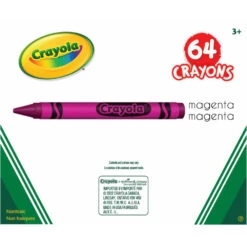 Crayola Crayons - Magenta - 64 Pack