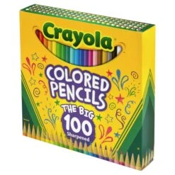 Crayola Long-Length Colored Pencil Set, 3.3 Mm, 2B (#1), Assorted Lead/Barrel Colors, 100/Pack -Crayola Sales 4aff53310e9d221000775c2276e559ba58