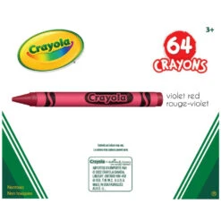 Crayola Crayons - Violet Red - 64 Pack