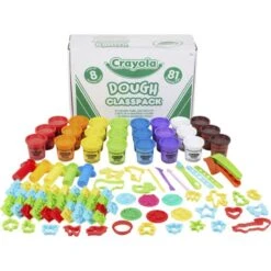 Crayola 8-Color Dough Classpack With Modeling Tools