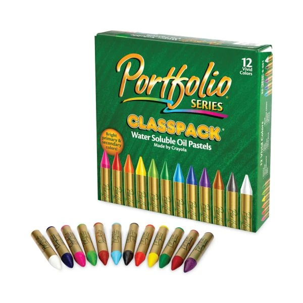 Crayola Portfolio Water Soluble Oil Pastels Classpack 6 Crayola Portfolio Water Soluble Oil Pastels Classpack - Image 4