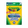 Crayola Washable Markers - Fine Tip - 12 Pack 1 Crayola Washable Markers - Fine Tip - 12 Pack -Crayola Sales 6253c7f6e5f2a64a7f7db21a5c10f72eb12bd530 square47150 1