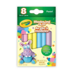 Crayola Modelling Clay, Pastel, 8 Pack