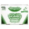 Crayola Ultra-Clean Washable Marker Classpack, Broad Bullet Tip, 8 Assorted Colors, 200/Box 2 Crayola Ultra-Clean Washable Marker Classpack, Broad Bullet Tip, 8 Assorted Colors, 200/Box -Crayola Sales 650bc1882c070c34ea70749472b03ca5eb