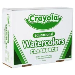 Crayola Watercolors, 8 Assorted Colors, Palette Tray, 36/Carton -Crayola Sales 689aab72e40d75547f1fa494609be17634
