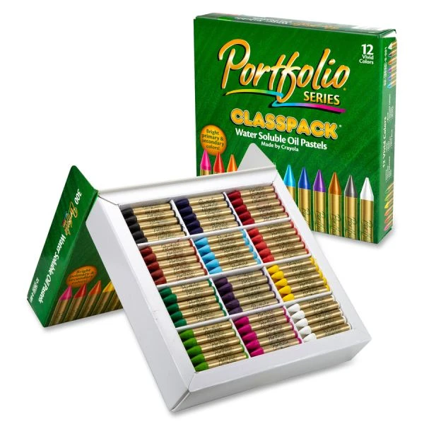 Crayola Portfolio Water Soluble Oil Pastels Classpack 3 Crayola Portfolio Water Soluble Oil Pastels Classpack
