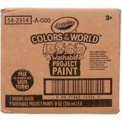 Crayola Colors Of The World Washable Kids Paint -Crayola Sales 6a29a15d5ca119daaac332162f55f97d38