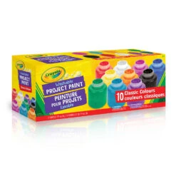 Crayola Washable Project Paint - 10 Pack