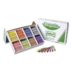 Crayola Jumbo Classpack Crayons, 25 Each Of 8 Colors, 200/Set 15 Crayola Jumbo Classpack Crayons, 25 Each Of 8 Colors, 200/Set -Crayola Sales 761aa9cf37828b3b6f7a7829c29f6419d4
