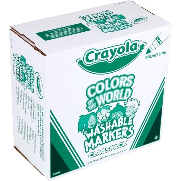 Crayola Multicultural Colors Washable Markers 8 Crayola Multicultural Colors Washable Markers - Image 6