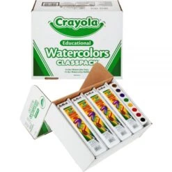 Crayola Watercolors, 8 Assorted Colors, Palette Tray, 36/Carton -Crayola Sales 832bb2123591b330e11d4b36e63d3e0023