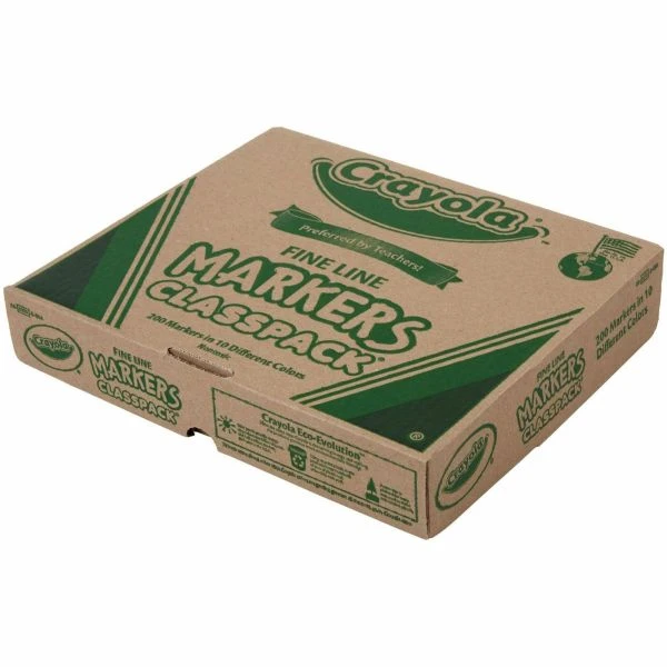 Crayola Fine Line 200-Count Classpack Non-Washable Marker, Fine Bullet Tip, Assorted Colors, 200/Box 10 Crayola Fine Line 200-Count Classpack Non-Washable Marker, Fine Bullet Tip, Assorted Colors, 200/Box - Image 8