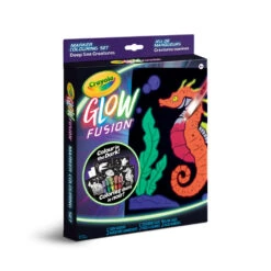 Crayola Glow Fusion Marker Colouring Set - Deep Sea Creatures