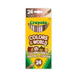 Crayola Colors Of The World Skin Tone Coloured Pencils - 24 Pack