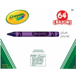 Crayola Crayons - Plum - 64 Pack