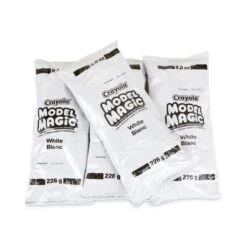 Crayola Model Magic Modeling Compound, 8 Oz Packs, 4 Packs, White, 2 Lbs -Crayola Sales 9a1b6030421b9a05bc6fd11c6dc072e7ab
