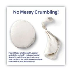 Crayola Model Magic Modeling Compound,1 Oz Packs, 75 Packs, White, 6 Lbs 13 Oz -Crayola Sales 9fa46b924123927639dd66d3ae876a5106