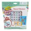 Glitter Dots Sticker Stencils -Crayola Sales BIN40628 L