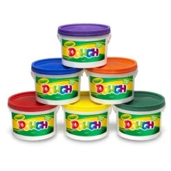 Super Soft Modeling Dough, Assorted Colors, Pack Of 6