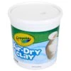 Air-Dry Clay, 5 Pounds Resealable Bucket, White 1 Air-Dry Clay, 5 Pounds Resealable Bucket, White -Crayola Sales BIN575055 L