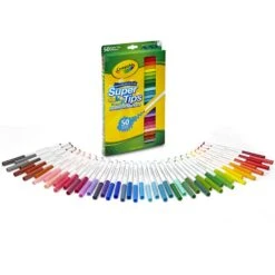 Crayola Super Tips Washable Markers, Pack Of 50