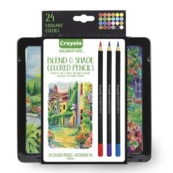 Signature Blend & Shade Colored Pencils In Tin, Pack Of 24