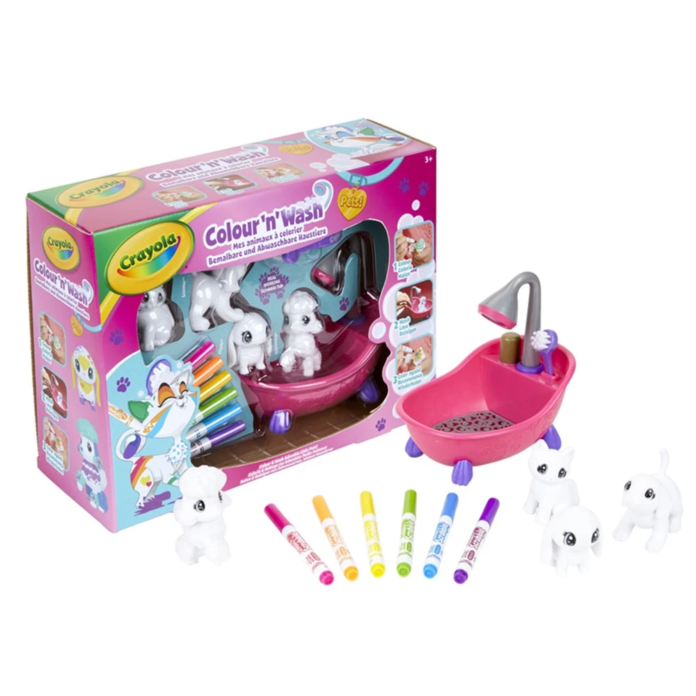 Scribble Scrubbie Pets! Scrub Tub Set 3 Scribble Scrubbie Pets! Scrub Tub Set