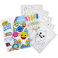 Color Wonder Mess Free Coloring Pad & Markers, Baby Shark