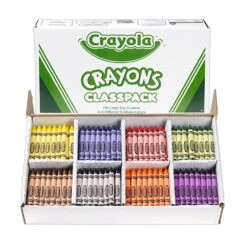 Crayon Classpack, Large Size, 8 Colors, 400 Count