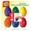 My First Crayola Washable Palm Grasp Crayons, 6 Count -Crayola Sales BIN811451 L