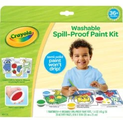 Washable Spill-Proof Paint Kit