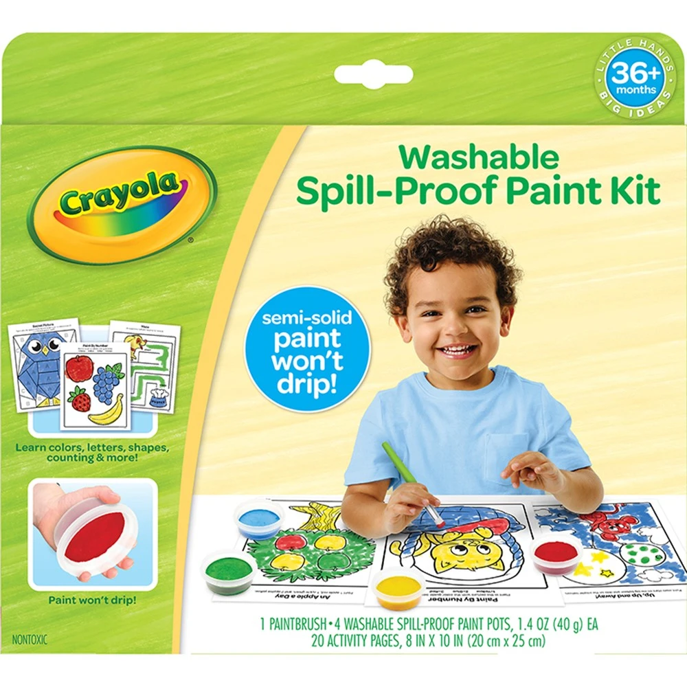 Washable Spill-Proof Paint Kit 3 Washable Spill-Proof Paint Kit