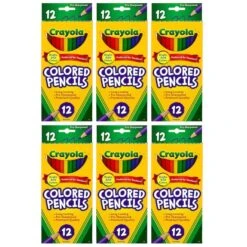 Crayola Colored Pencils, PK72, Recommended Grade: K+